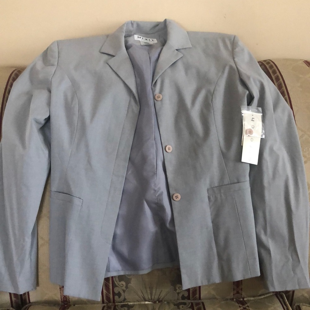 Mix It Tailored Stretch Gray Blazer